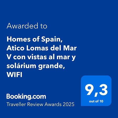Homes Of Spain, Atico Lomas Del Mar V Con Vistas Al Mar Y Solarium Grande, Wifi Playas de Vera Kültér fotó